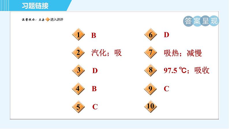 粤沪版八年级上册物理习题课件 第4章 4.2.1汽　化第2页