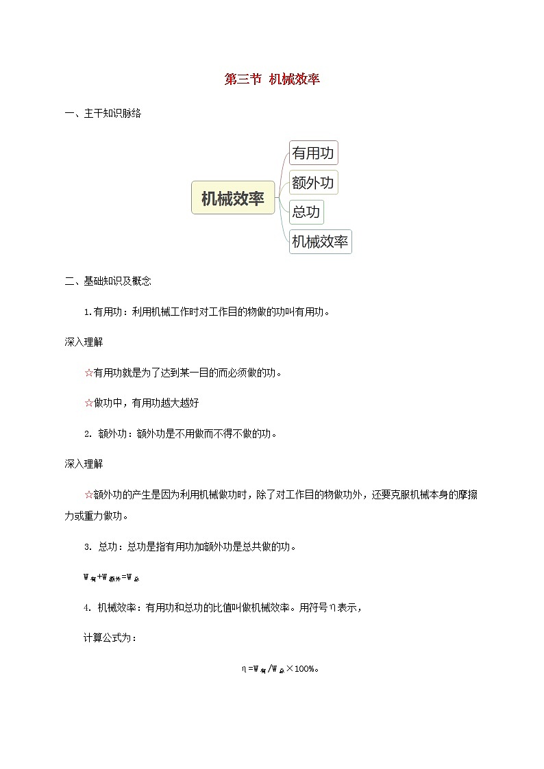 2020_2021学年八年级物理下册12.3机械效率复习题新版新人教版第1页