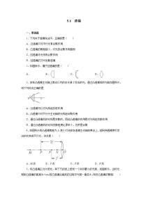 人教版八年级上册第1节 透镜练习