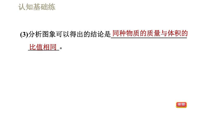 人教版八年级上册物理习题课件 第6章 6.2密度第8页