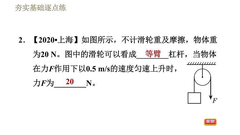 人教版八年级下册物理课件 第12章 12.2滑　轮第5页