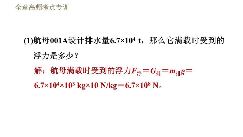 教科版八年级下册物理 第10章  习题课件04