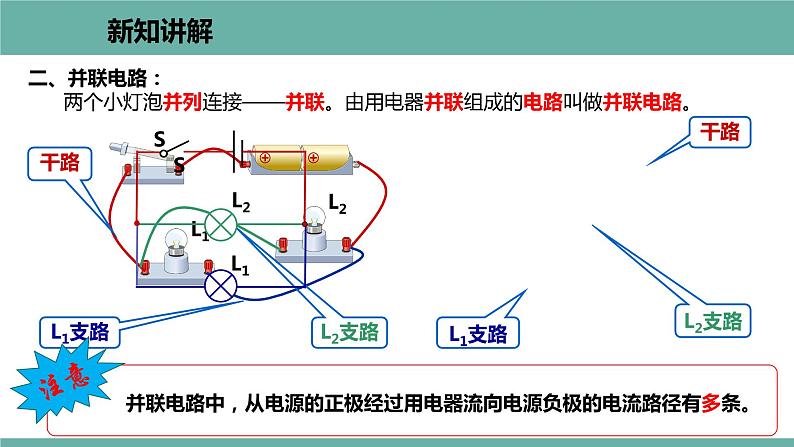 13.2 电路的组成和连接方式 课件 2021-2022学年粤沪版物理九年级上册06