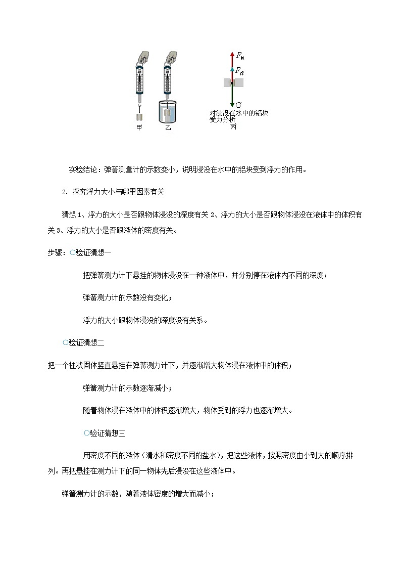 2020_2021学年八年级物理下册10.1浮力复习题新版新人教版第3页