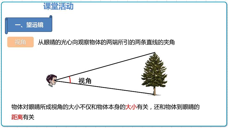 2021年初中物理人教版八年级上册 第五章 5.5 显微镜和望远镜 课件07