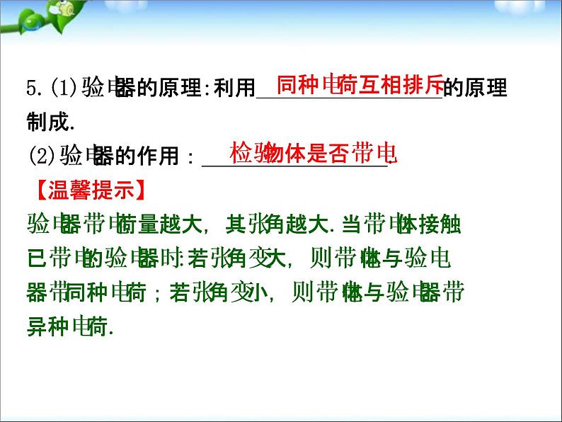 中考物理(全国通用)总复习精讲：第17讲_电流和电路第5页