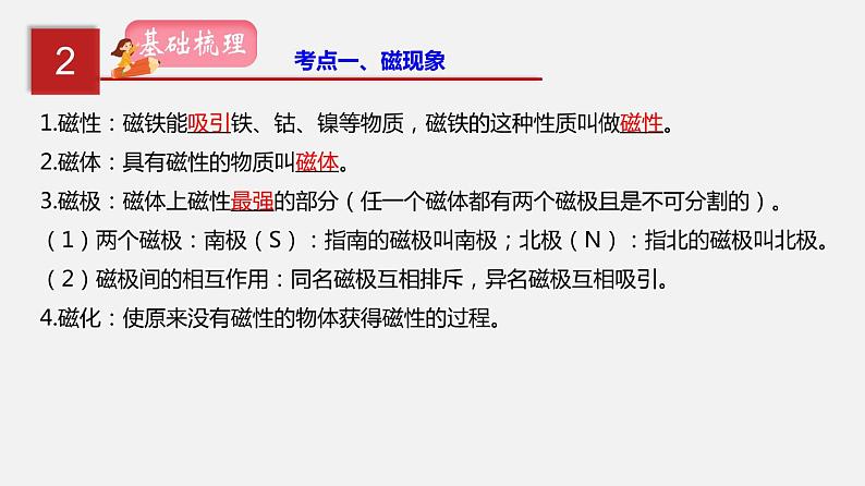 2021年中考物理一轮复习课件专题20 电与磁第3页