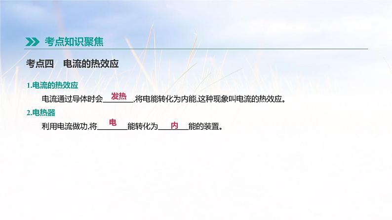 中考物理一轮复习第21课时　电能　电功率　电热的理解与计算 课件07