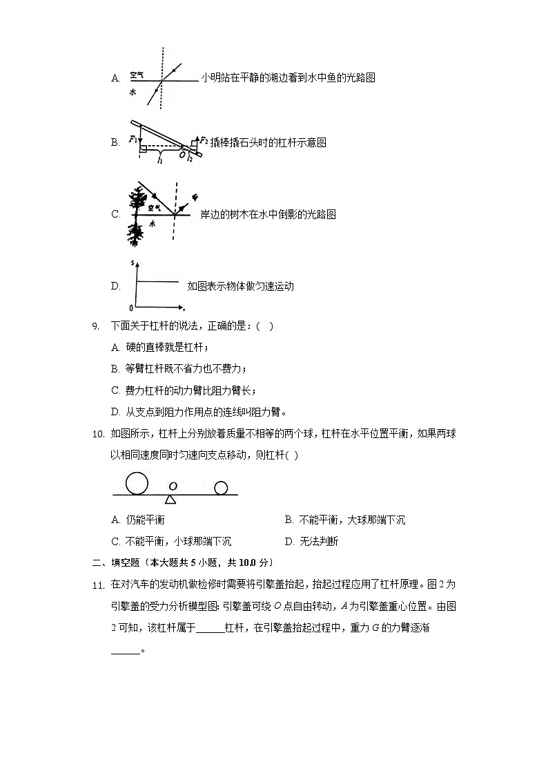 12.1杠杆同步练习-人教版八年级物理下册03