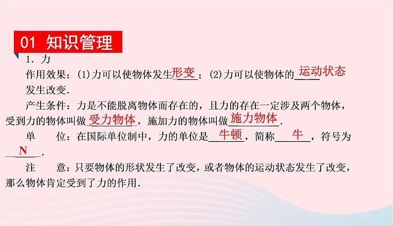 2020春八年级物理下册6.1怎样认识力课件新版粤教沪版02