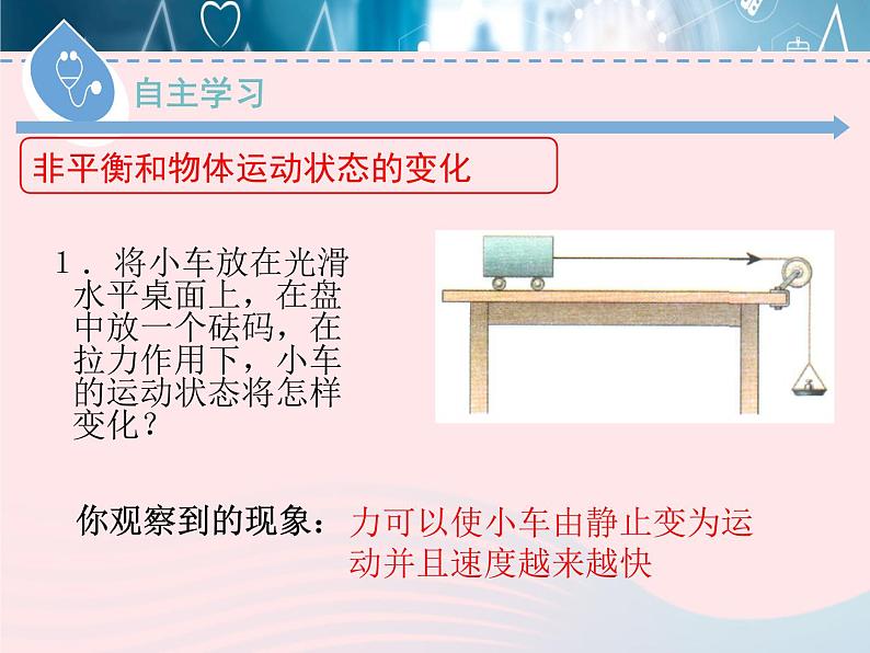 2020春八年级物理下册7.4探究物体受力时怎样运动第2课时课件新版粤教沪版第3页