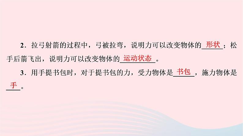 2019_2020学年八年级物理下册6.1怎样认识力课件新版粤教沪版第3页