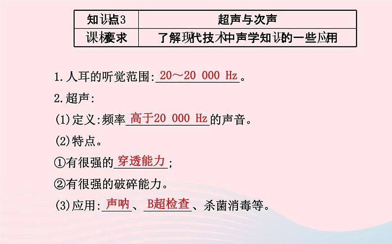 初中物理全程复习方略第三章声的世界课件沪科版第8页