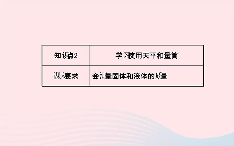 初中物理全程复习方略第五章质量与密度课件沪科版2第3页