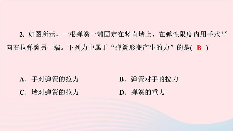 2020八年级物理下册第7章第2节弹力 练习题课件新版新人教版03