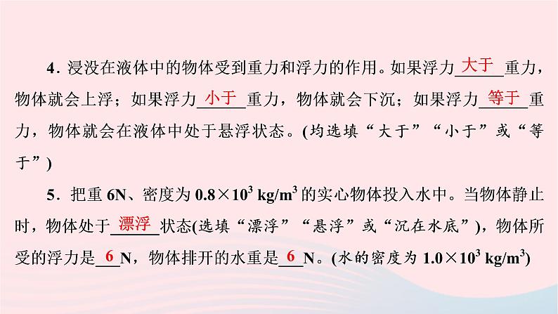 2020八年级物理下册第10章第3节物体的浮沉条件及应用课件新版新人教版第5页