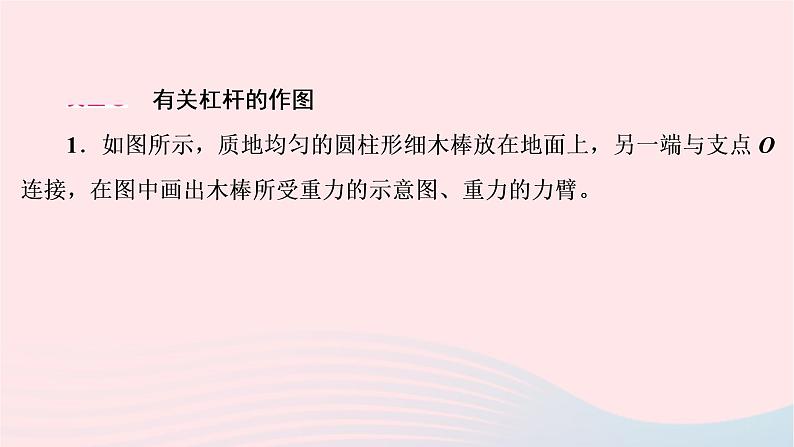 2020八年级物理下册第12章简单机械本章热点专练 练习题课件新版新人教版02