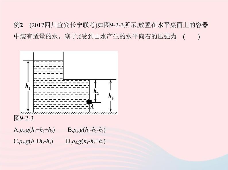 2019_2020学年八年级物理下册第九章第2节液体的压强 练习课件新版新人教版08