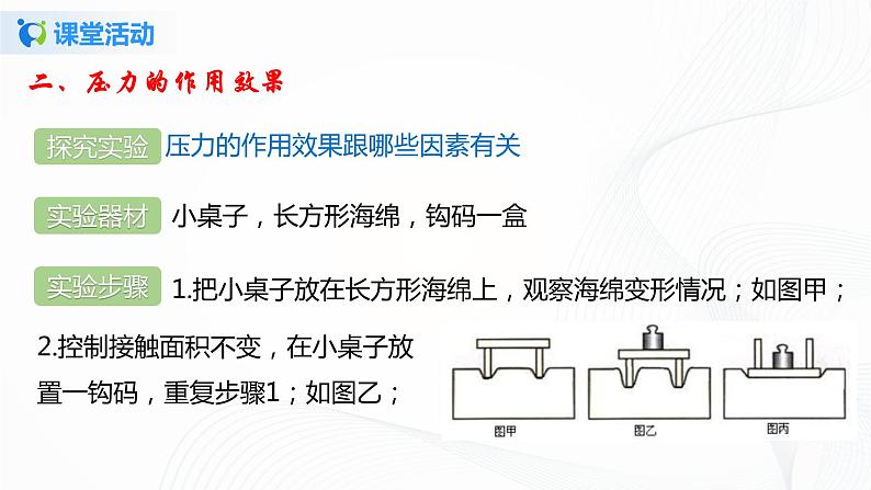 8.1  压强 八下物理课件+练习（北师大版）08