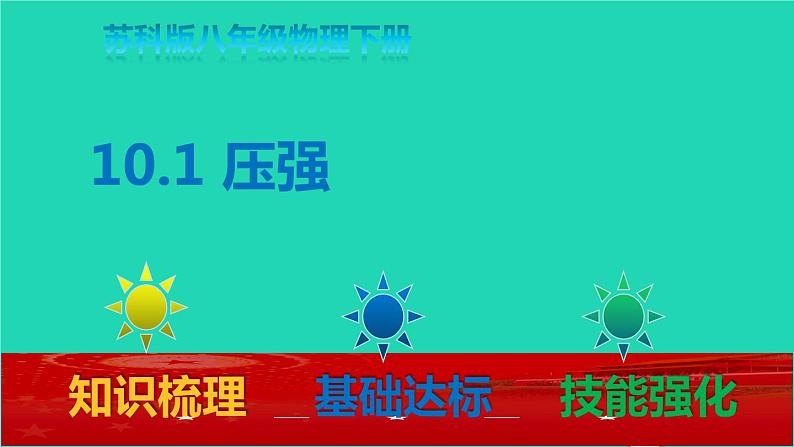 2020_2021学年八年级物理下册10.1压强课件新版苏科版第1页