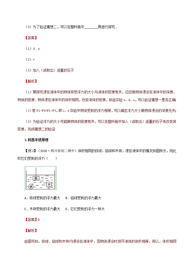 9.2 阿基米德原理（解析版）第3页