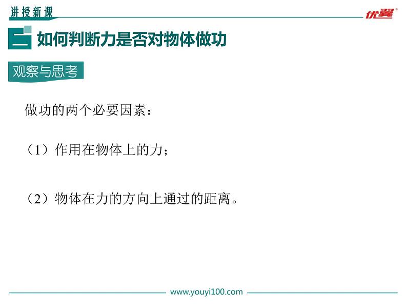 沪粤版初三物理上册第十一单元11.1 怎样才叫做功课件PPT第8页