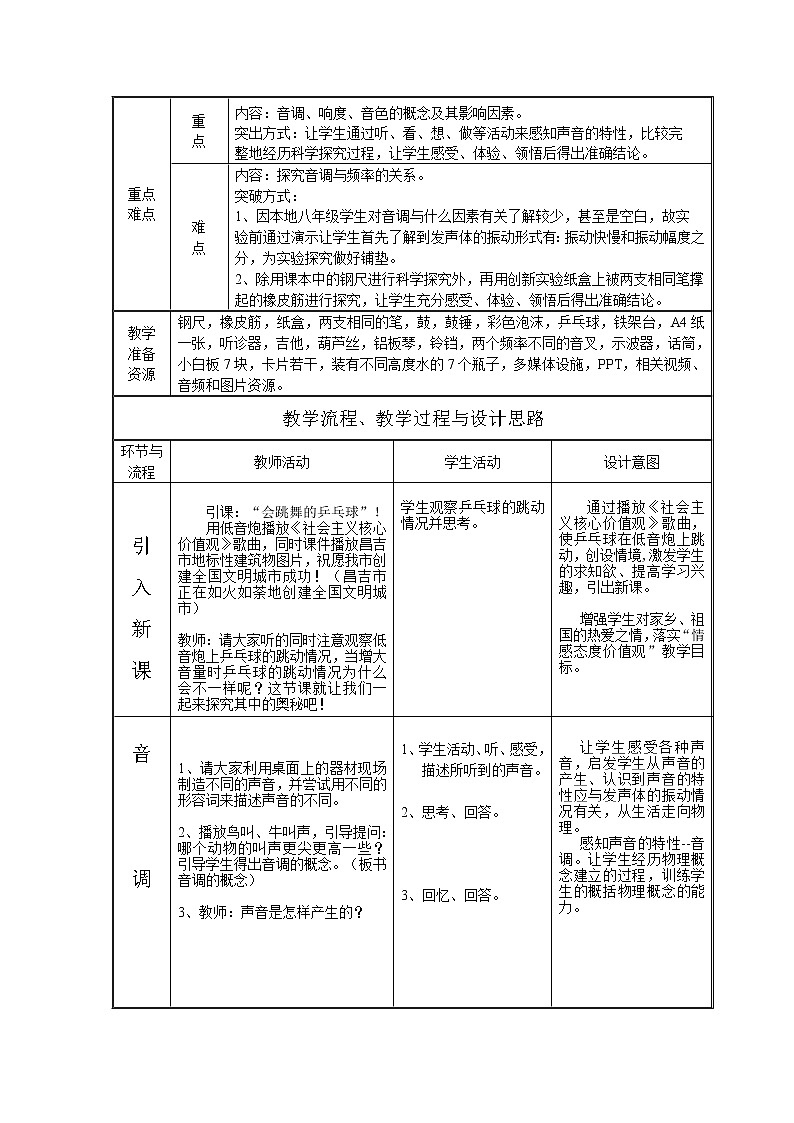 八年级物理上册教案-2.2 声音的特性3-人教版第3页