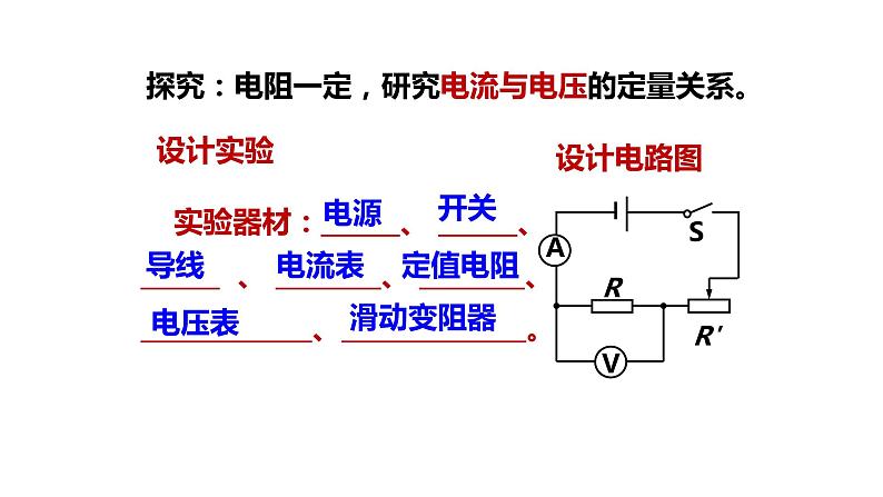 九年级物理全一册 第十七章 《电流与电压和电阻的关系》精品课件一 人教版第5页