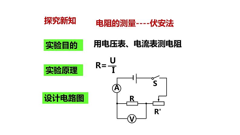 九年级物理全一册 第十七章 《电阻的测量》 精品课件一 人教版第4页