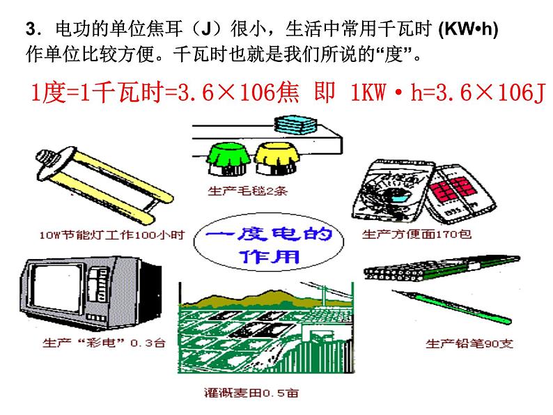 16.1电流做功 （课件） 2021-2022学年沪科版九年级物理全一册07