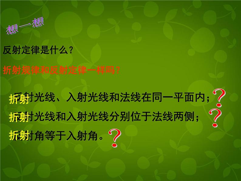 4【名师课件】八年级物理上册 4.4 光的折射课件06