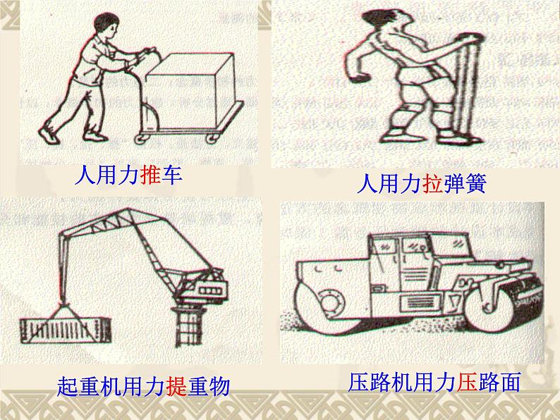 新人教版八年级物理下册第七章力第一节力教学课件第3页