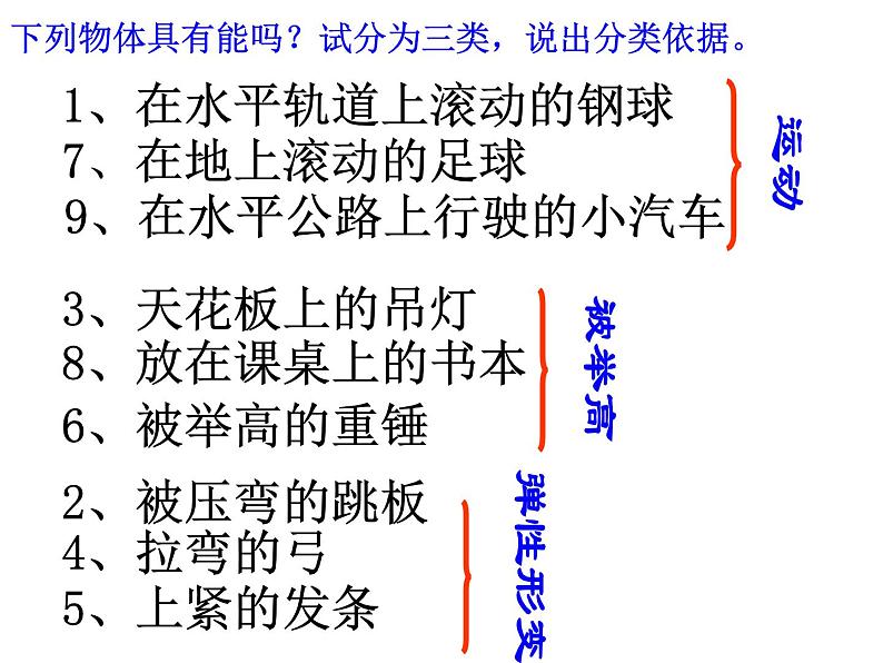 2020_2021学年初中物理沪粤版九年级上册 11.4  认识动能和势能  课件08