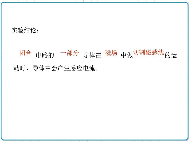 2021年初中物理北师大版九年级全一册 第十四章 14.7 学生实验：探究——产生感应电流的条件 课件07