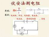 沪科版九年级全册 物理 课件 15.3“伏安法”测电阻10