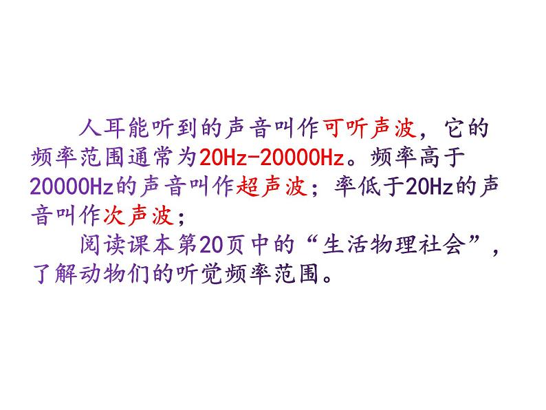 1.4人耳听不到的声音 课件-八年级物理苏科版上册第2页