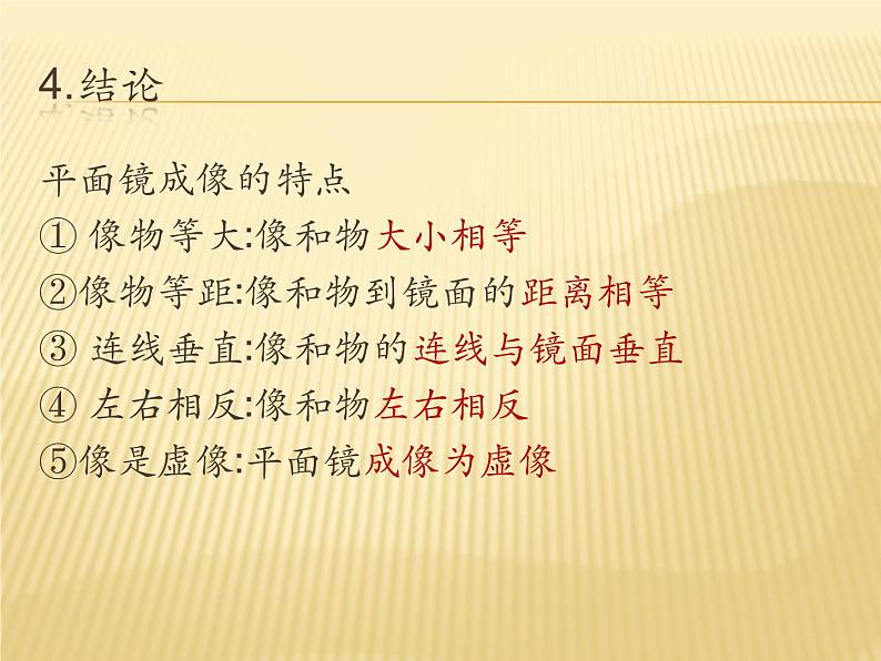 沪科版八年级全册 物理 课件 4.2平面镜成像1第6页