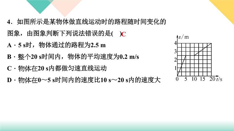 专题二　运动图象分析及相关计算课件PPT05