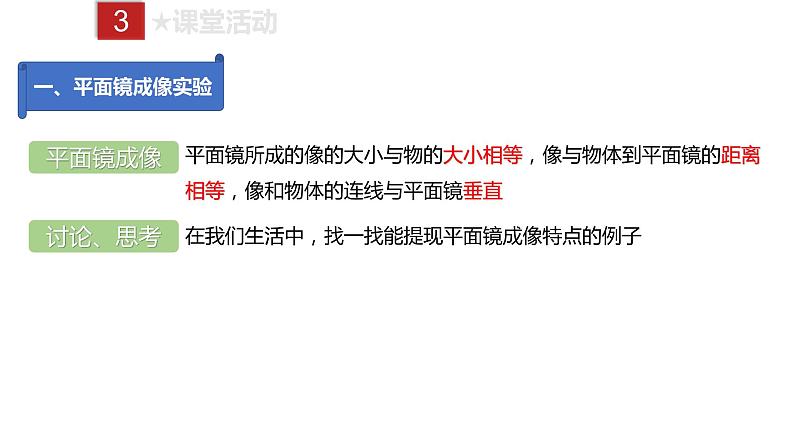 人教版八年级上册物理--课时4.3  平面镜成像课件PPT05