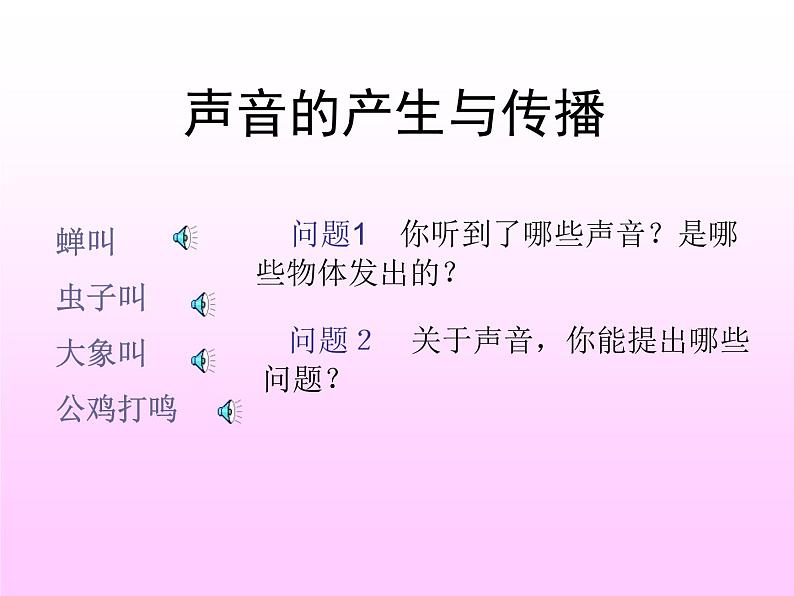 3.1科学探究：声音的产生与传播 课件（5）沪科版八年级物理全一册第1页