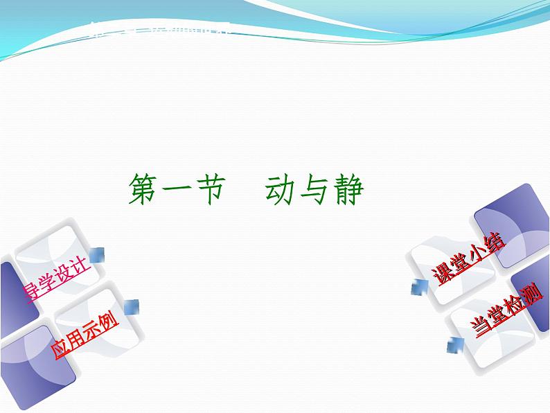 2.1动与静 课件（87）沪科版八年级物理全一册第1页