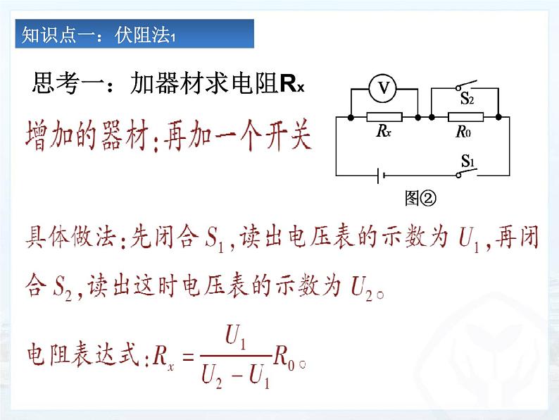 17.3《电阻的测量》课件+教案+练习06