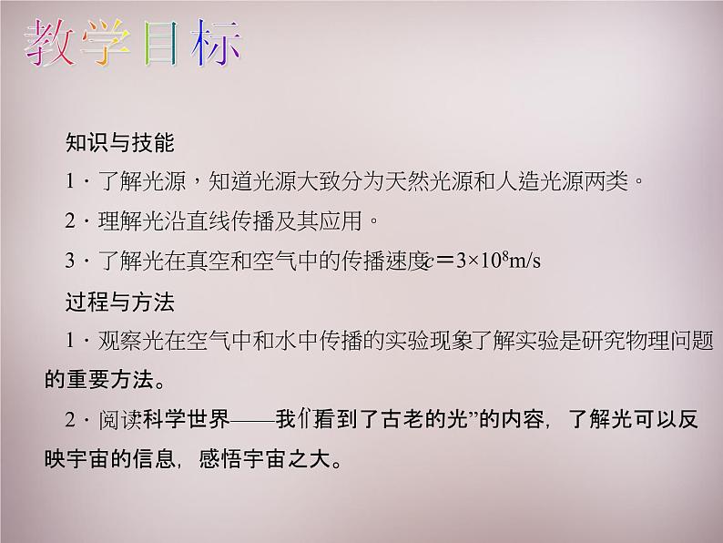 3【名师课件】八年级物理上册 第四章 第1节 光的直线传播课件02