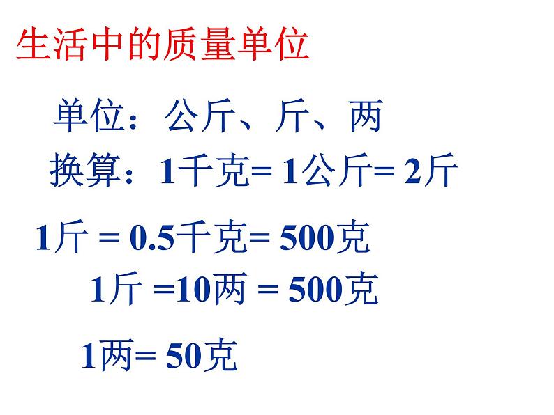 新人教八年级物理上册6.1质量课件第8页