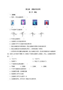 初中人教版第五章 透镜及其应用第1节 透镜课时训练