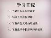 沪科初中物理八上《4第3节 光的折射》PPT课件 (1)