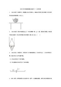 2021年中考物理真题分类汇编：力学作图专项复习解析版