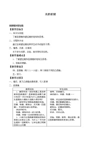 北师大版八年级上册四 光的折射教学设计及反思