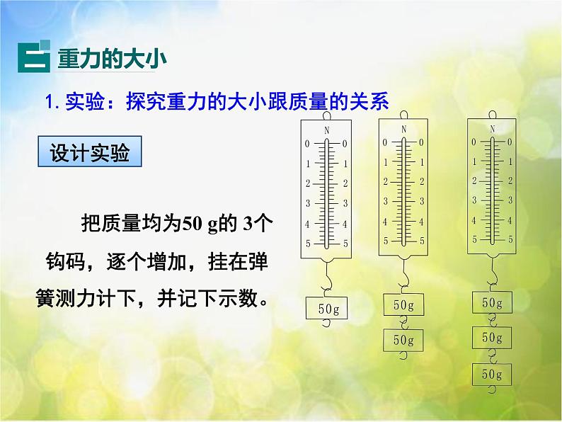 北师大版物理八年级下册7.3重力ppt课件07