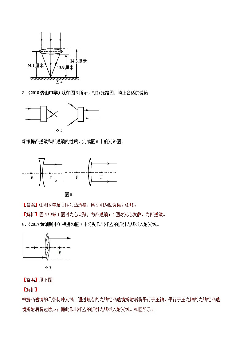 专题2.3 透镜成像（第1课时）（精选练习）（解析版）第3页